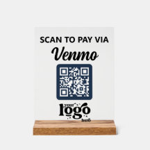 Professioneel bedrijf Logo QR Code Business Blue