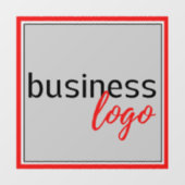 PROFESSIONEEL BEDRIJF MERKGEBONDEN AANGEMERKT LOGO RAAMSTICKER (Vel)