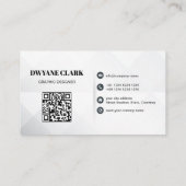 Professioneel Bedrijf | QR-code toevoegen Visitekaartje (Achterkant)