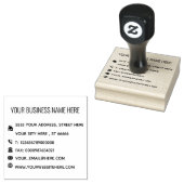 Professioneel bedrijfs Adres Gepersonaliseerd Rubberstempel (Gestempeld)