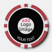 Professioneel  Bedrijfs Chic Merk Poker Chips (Voorkant)