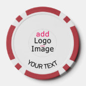 Professioneel  Bedrijfs Chic Merk Poker Chips (Achterkant)