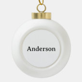 Professioneel Bedrijfsleven Keramische Bal Ornament (Voorkant)