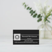 Professioneel bedrijfsleven visitekaartje (Staand voorkant)