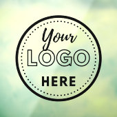 Professioneel Bedrijfslogo Modern Bedrijf Raamsticker (Vel 3)