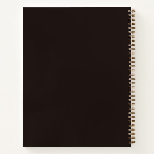 Professioneel Bedrijfsmonogram Notitieboek (Achterkant)