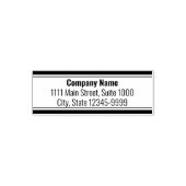 Professioneel bedrijfsretour-adres  zelfinktende stempel (Design)