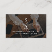 Professioneel belastingconsulent Monogram Accounta Visitekaartje (Voorkant)