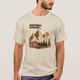 Professioneel Berg Introvert T-shirt