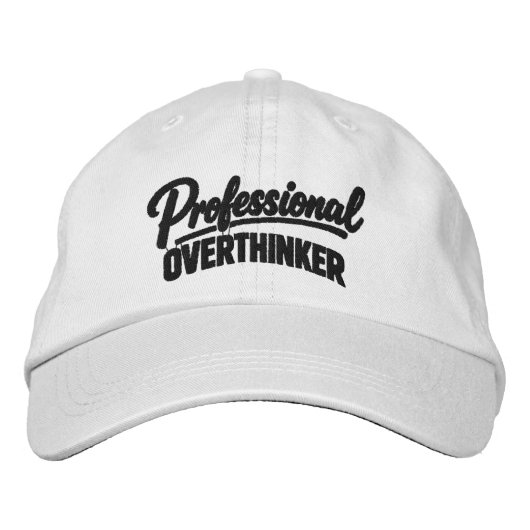 Professioneel Betweter Grappige Humor Geborduurde Pet (Voorkant)