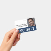 Professioneel beveiligingsbeambte foto ID Badge (Handheld)