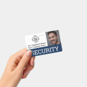 Professioneel beveiligingsbeambte foto ID Badge (Handheld)