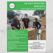 Professioneel bezorgservice flyer (Voorkant)
