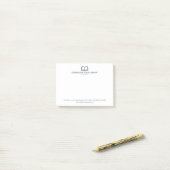 Professioneel Bibliothecaris Bibliotheeknaam Eenvo Post-it® Notes (Op bureau)