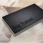 Professioneel Black Out Dog Training Visitekaartje