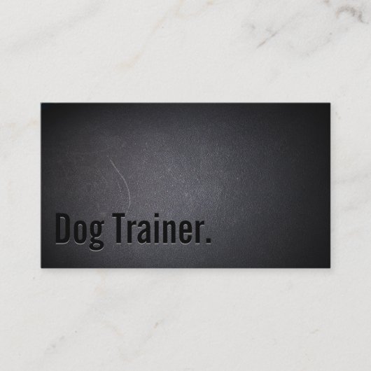 Professioneel Black Out Dog Training Visitekaartje (Voorkant)