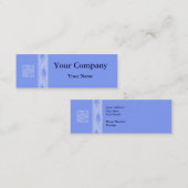 Professioneel blauw visitekaartje (Voorkant / Achterkant)