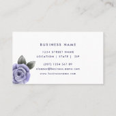 Professioneel bloemenbedrijf Rode roos Visitekaartje (Achterkant)