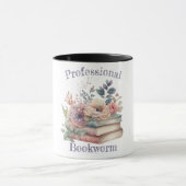 Professioneel Boekenwurm Mok (Midden)