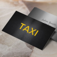 Professioneel Bold Taxi Visitekaartje