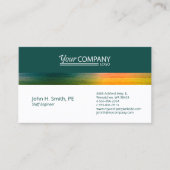 Professioneel Bosgroen, Geel Bedrijf Visitekaartje (Voorkant)