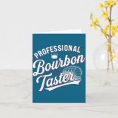 Professioneel Bourbon Proever Grappig Drinken Whis Kaart (Gele Bloem)