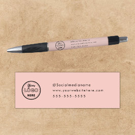 Professioneel Branding Minimalistisch Logo Blush R Pen