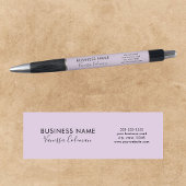 Professioneel Branding Minimalistisch Script Paars Pen