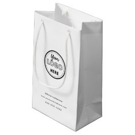 Professioneel Branding Minimalistische Witte Promo Klein Cadeauzakje