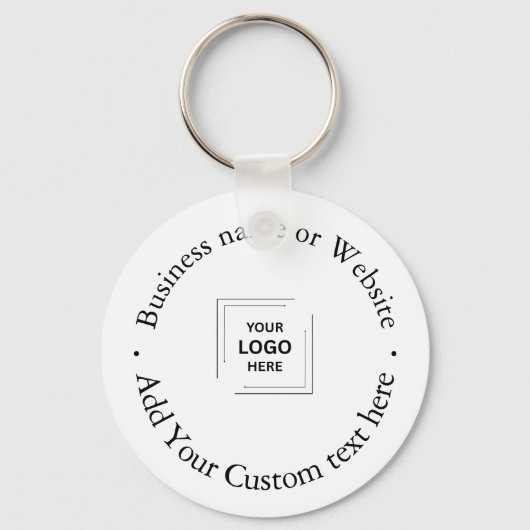 Professioneel Branding | Zakelijk Logo Minimaal Sleutelhanger (Voorkant)