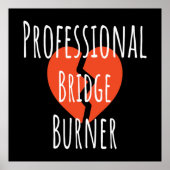 Professioneel Bridge Brander Funny Sarcastisch Cor Poster (Voorkant)