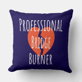 Professioneel bruggenblazer Funny sarcastisch bedr Kussen