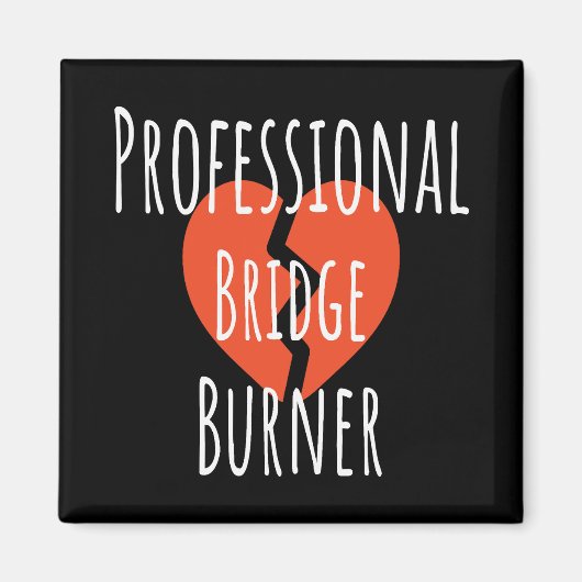 Professioneel bruggenbouwer Funny sarcastisch bedr Magneet (Voorkant)