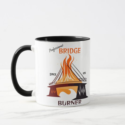 Professioneel bruggenverbrander mok (Links)