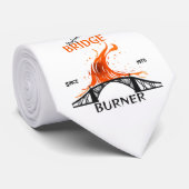 Professioneel Bruggenverbrander Stropdas (Opgerold)