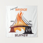 Professioneel Bruggenverbrander Wandkleed (Voorkant)