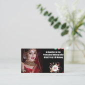 Professioneel Bruids- & Feest Make-up Artist | Thu Visitekaartje (Staand voorkant)