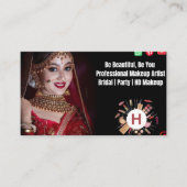 Professioneel Bruids- & Feest Make-up Artist | Thu Visitekaartje (Voorkant)