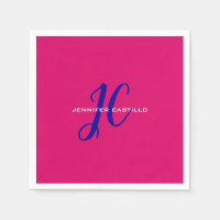 Professioneel Calligrafie Script Monogram Girly
