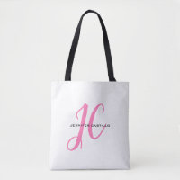 Professioneel Calligrafie Script Monogram Girly
