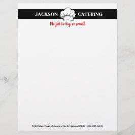 Professioneel Catering Service Briefhoofd