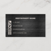 Professioneel Chef Visitekaartje (Achterkant)