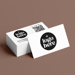Professioneel Contact met Ons Social Media QR Code Visitekaartje