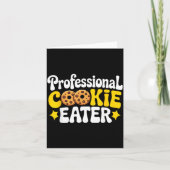 Professioneel Cookie Eter Cookie Liefhebber Chocol Kaart (Voorkant)