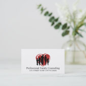 Professioneel Counselling Visitekaartje (Staand voorkant)