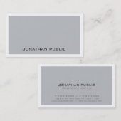 Professioneel Creatief Monogrammed Ontwerp Trendy Visitekaartje (Voorkant / Achterkant)