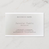 Professioneel Creatief Ontwerp Chique Eenvoudige L Visitekaartje (Achterkant)