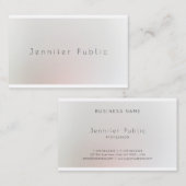 Professioneel Creatief Ontwerp Chique Eenvoudige L Visitekaartje (Voorkant / Achterkant)