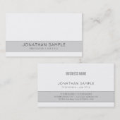 Professioneel Creatief Ontwerp Grijs Bedrijf Duide Visitekaartje (Voorkant / Achterkant)