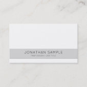 Professioneel Creatief Ontwerp Grijs Bedrijf Duide Visitekaartje (Voorkant)